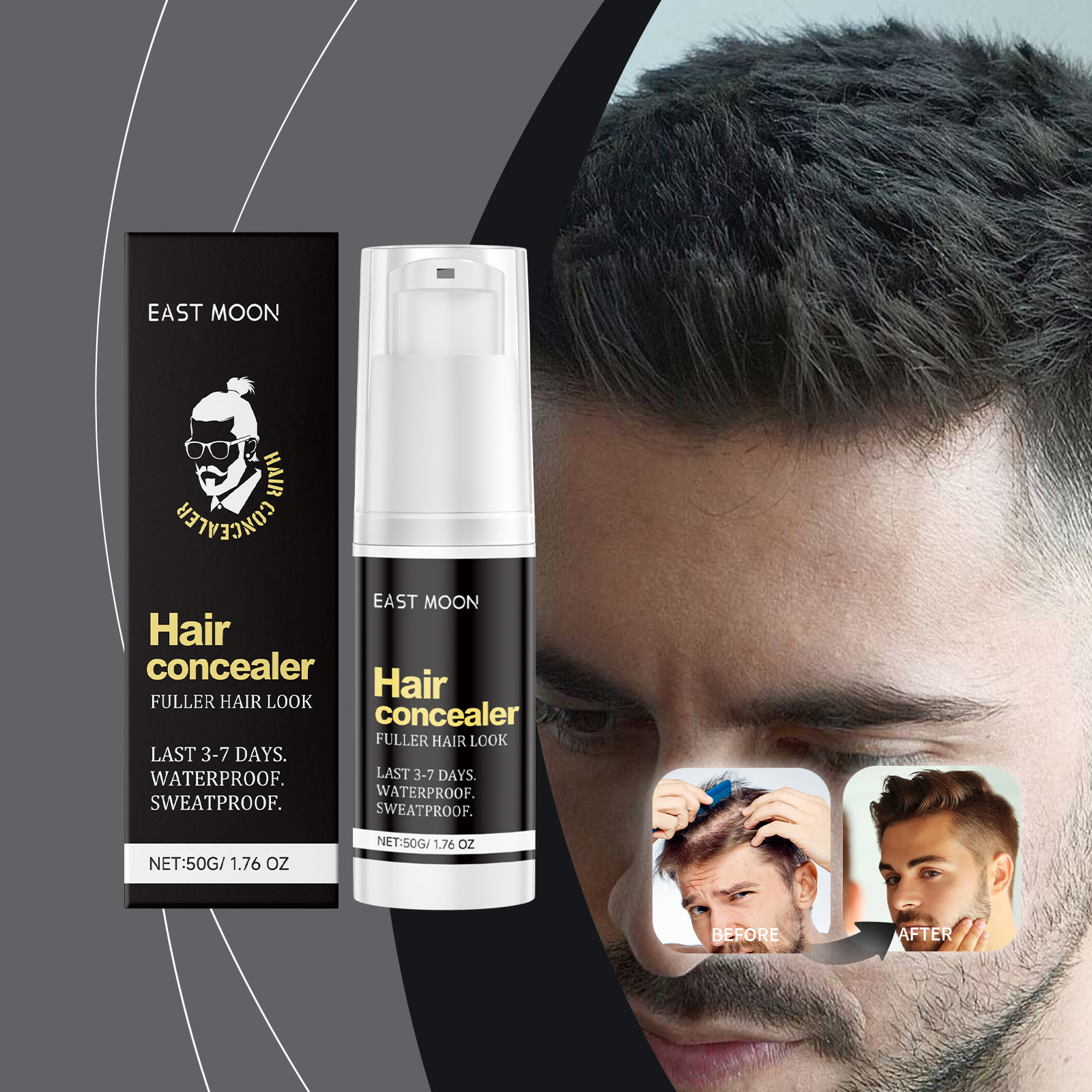 Hair Coverage Concealer Cream  - Licorice Root Extract recension och pris