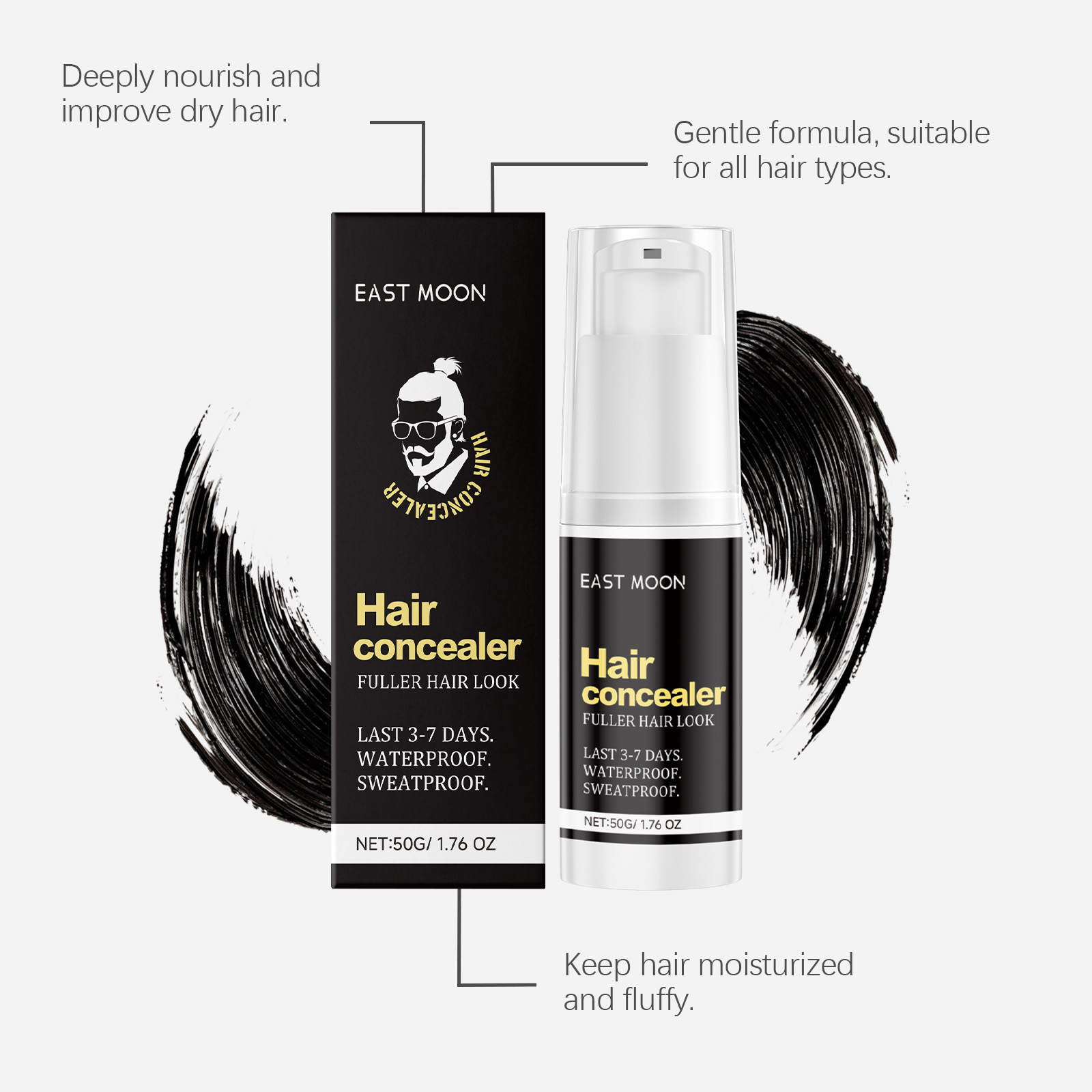 Hair Coverage Concealer Cream  - Licorice Root Extract recension och pris