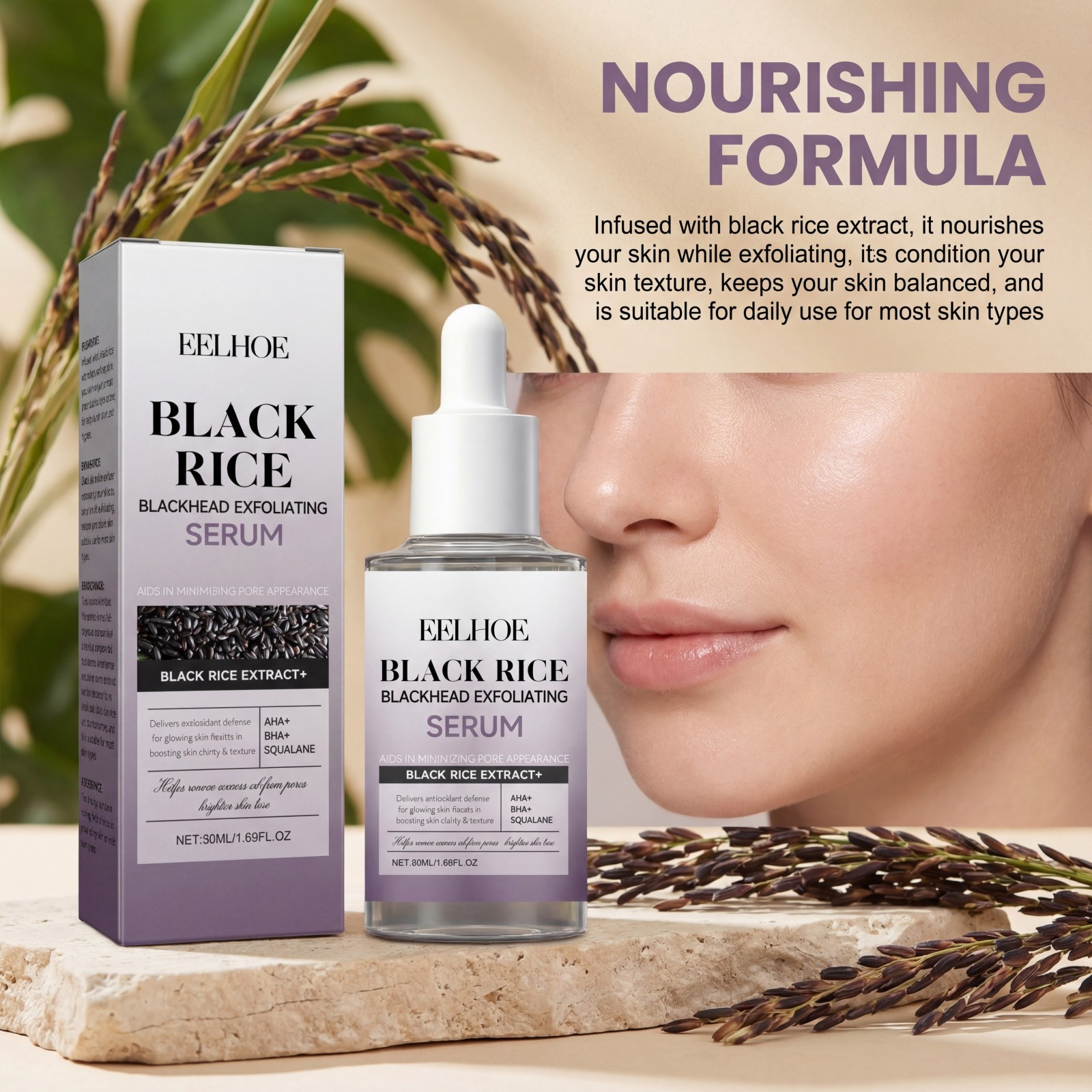 Black Rice Exfoliating Serum G - Skincare Non Comedogenic recension och pris