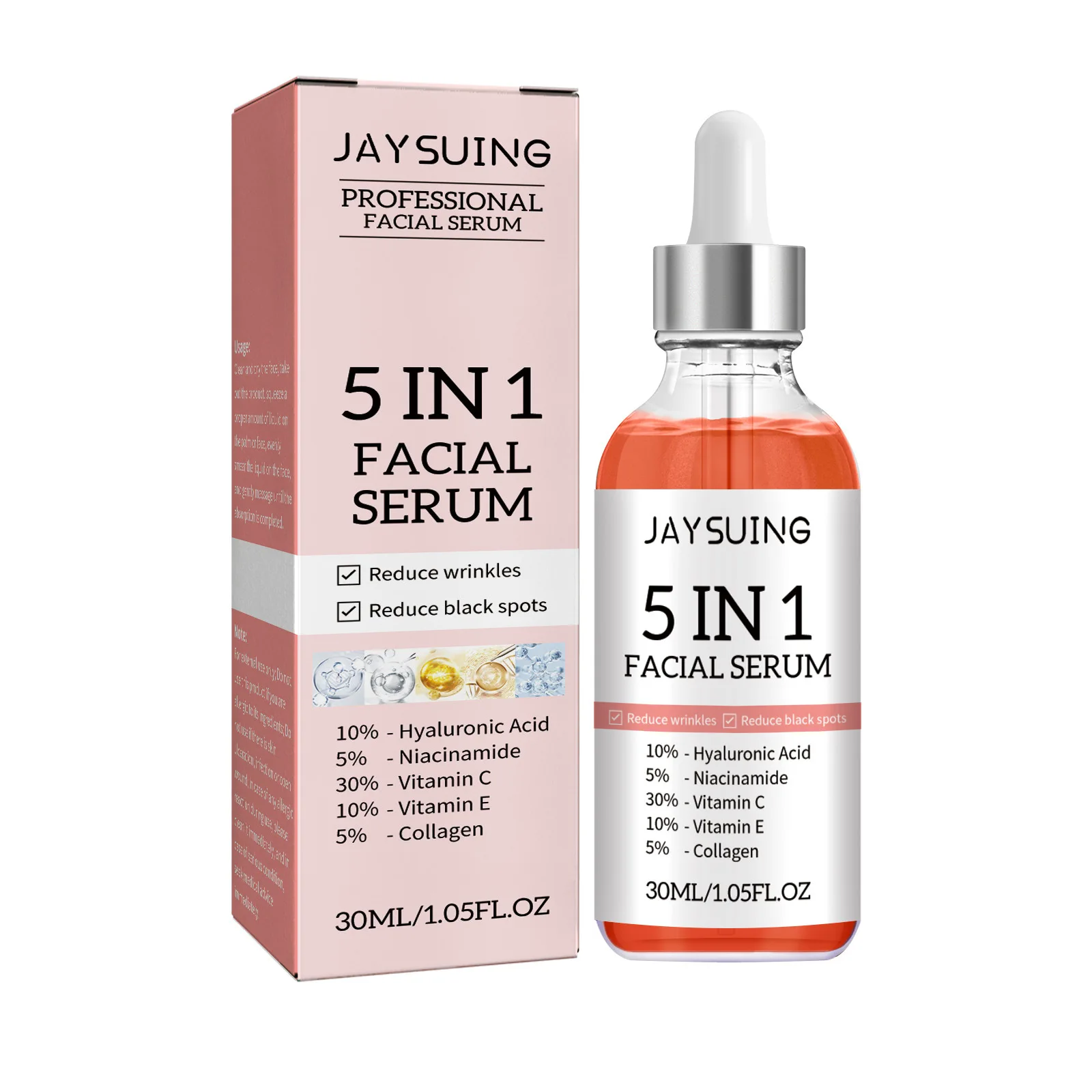 5 In 1 Moisturizing Facial Ser - Licorice Root Extract recension och pris