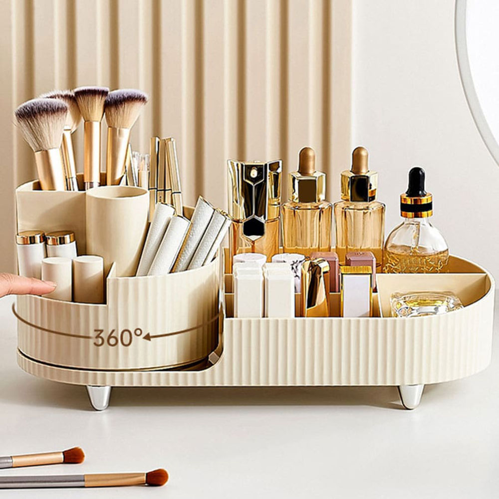 360° Rotatable Makeup Storage  - Skincare B Erl recension och pris