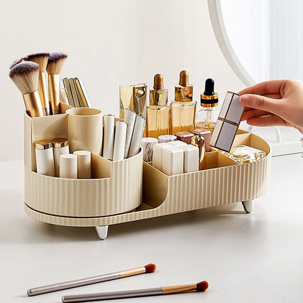 360° Rotatable Makeup Storage  - Skincare B Erl recension och pris
