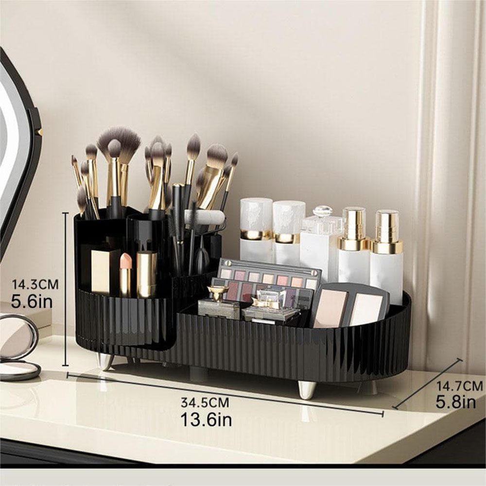 360° Rotatable Makeup Storage  - Skincare B Erl recension och pris