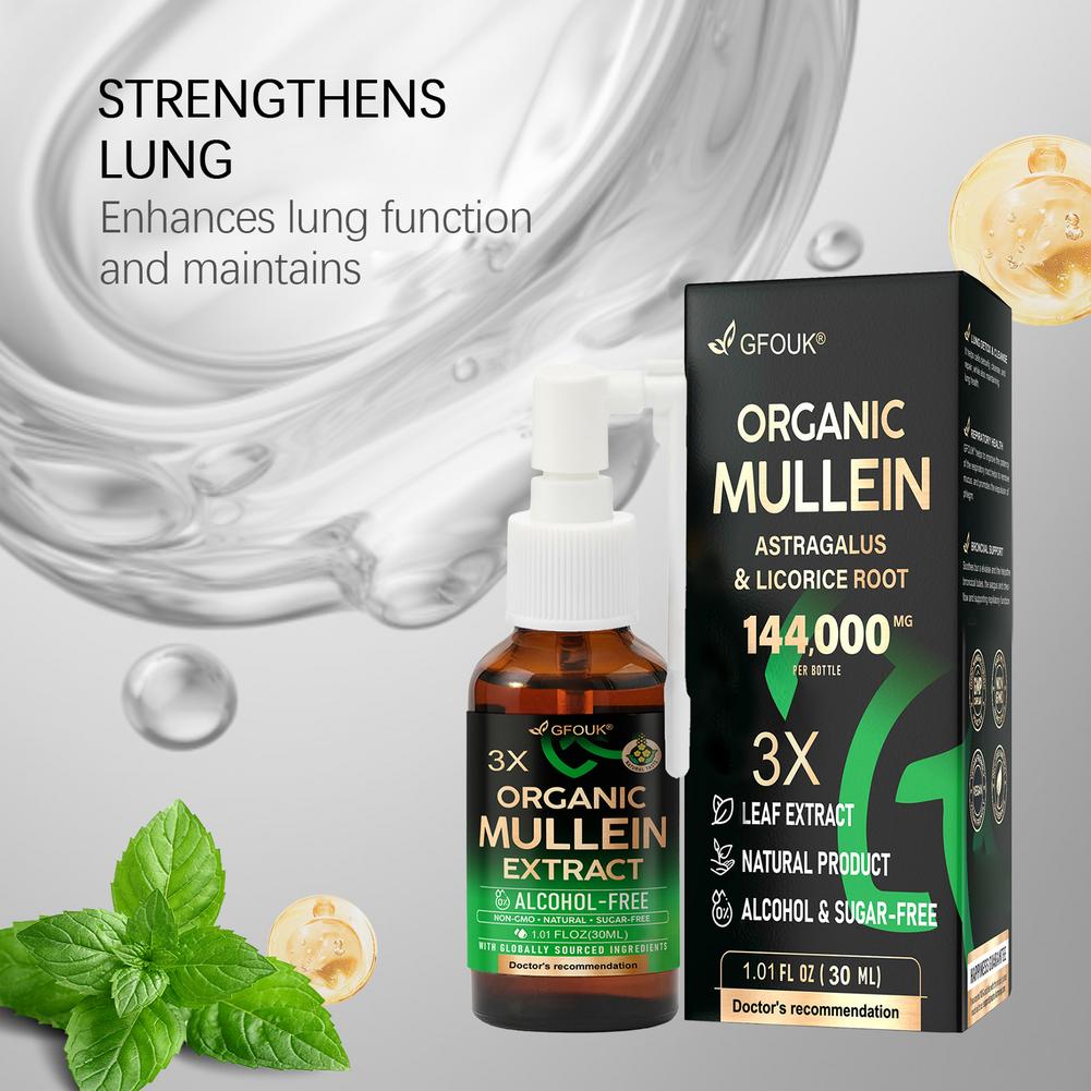Organic Mullein Lung Cleansing - Licorice Root Extract recension och pris