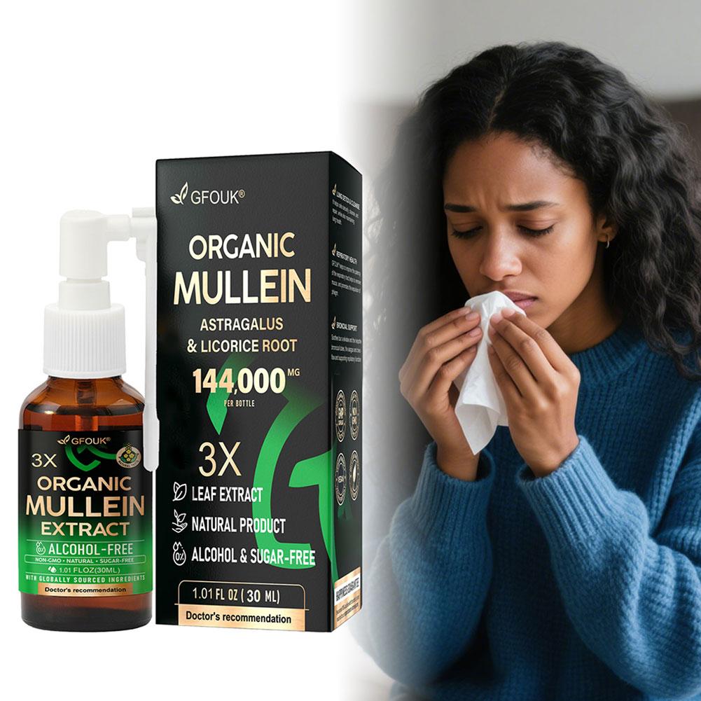 GFOUK Mullein Extract Spray 14 - Licorice Root Extract recension och pris