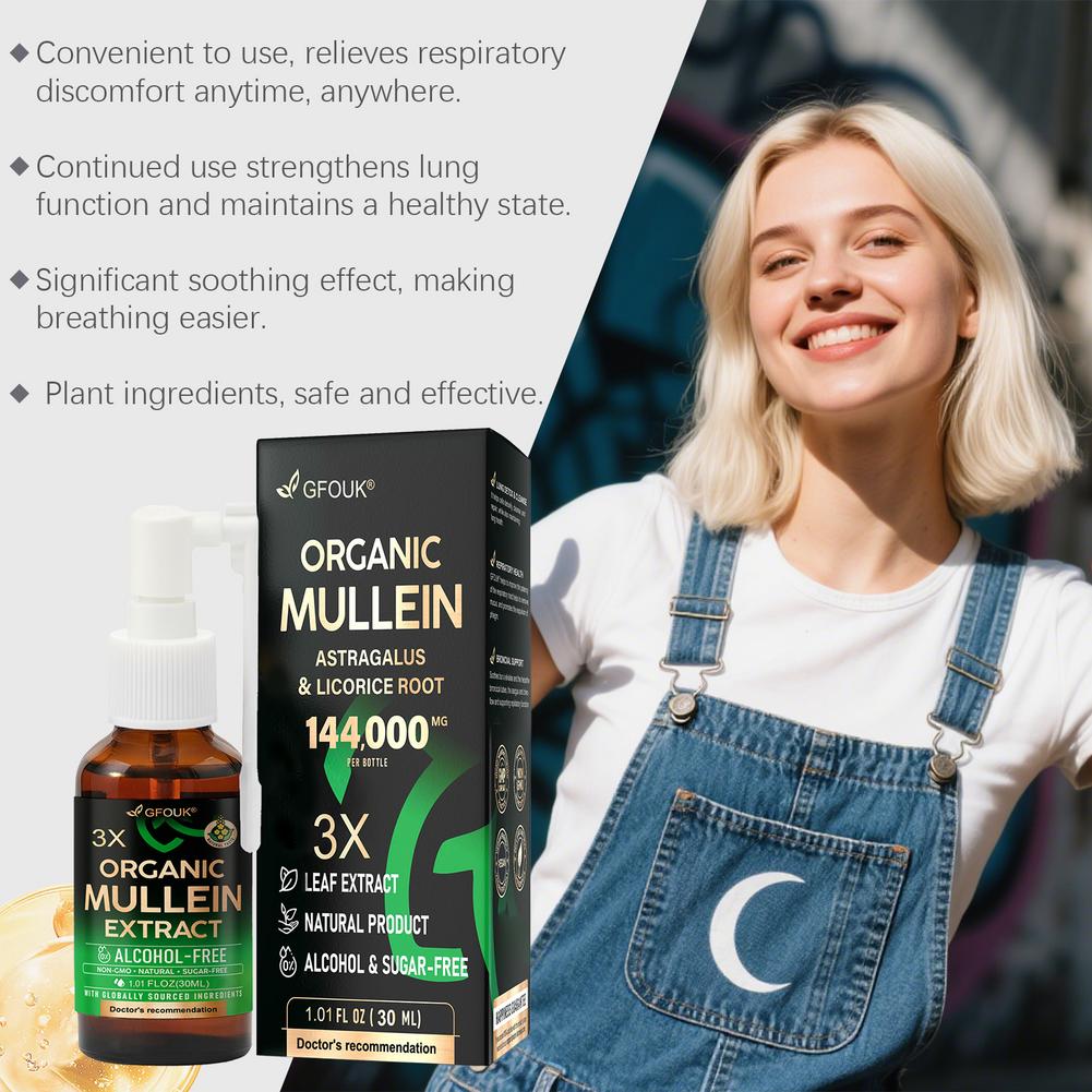 GFOUK Mullein Extract Spray 14 - Licorice Root Extract recension och pris