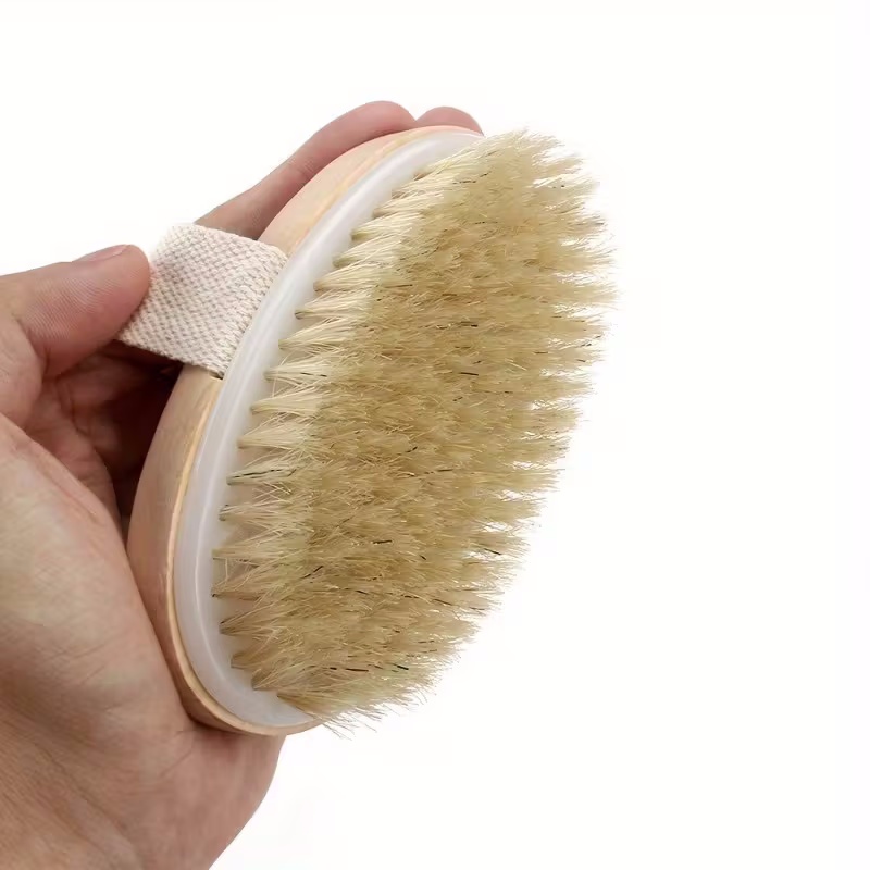 Wooden Bristle Body Brush Natu - Skincare B Erl recension och pris